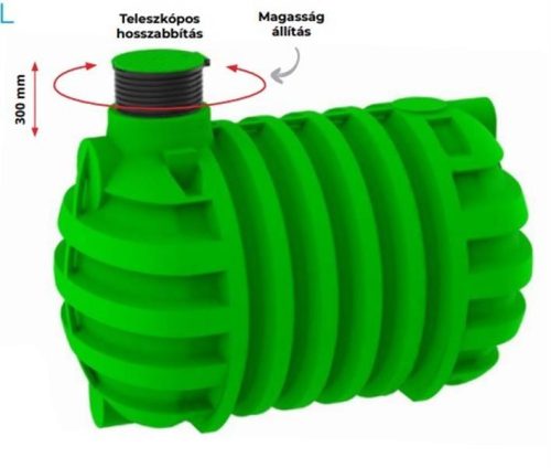 23.000 L RoTerra esővízgyűjtő tartály